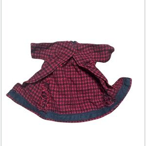 Vintage 1960s Red Black Barbie Houndstooth Jacket